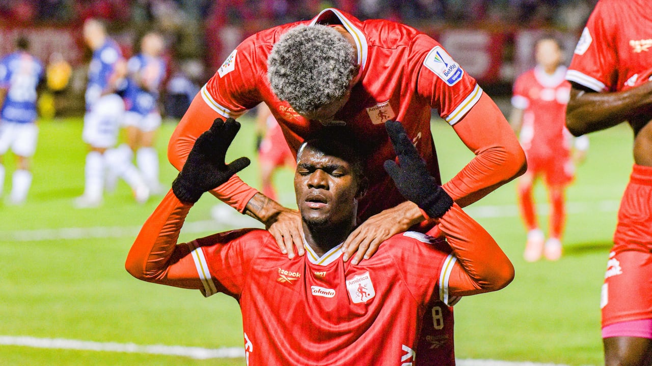 Imagen del partido entre Boyacá Chicó y América de Cali por la fecha 2 del primer semestre de la Liga Colombiana 2026.