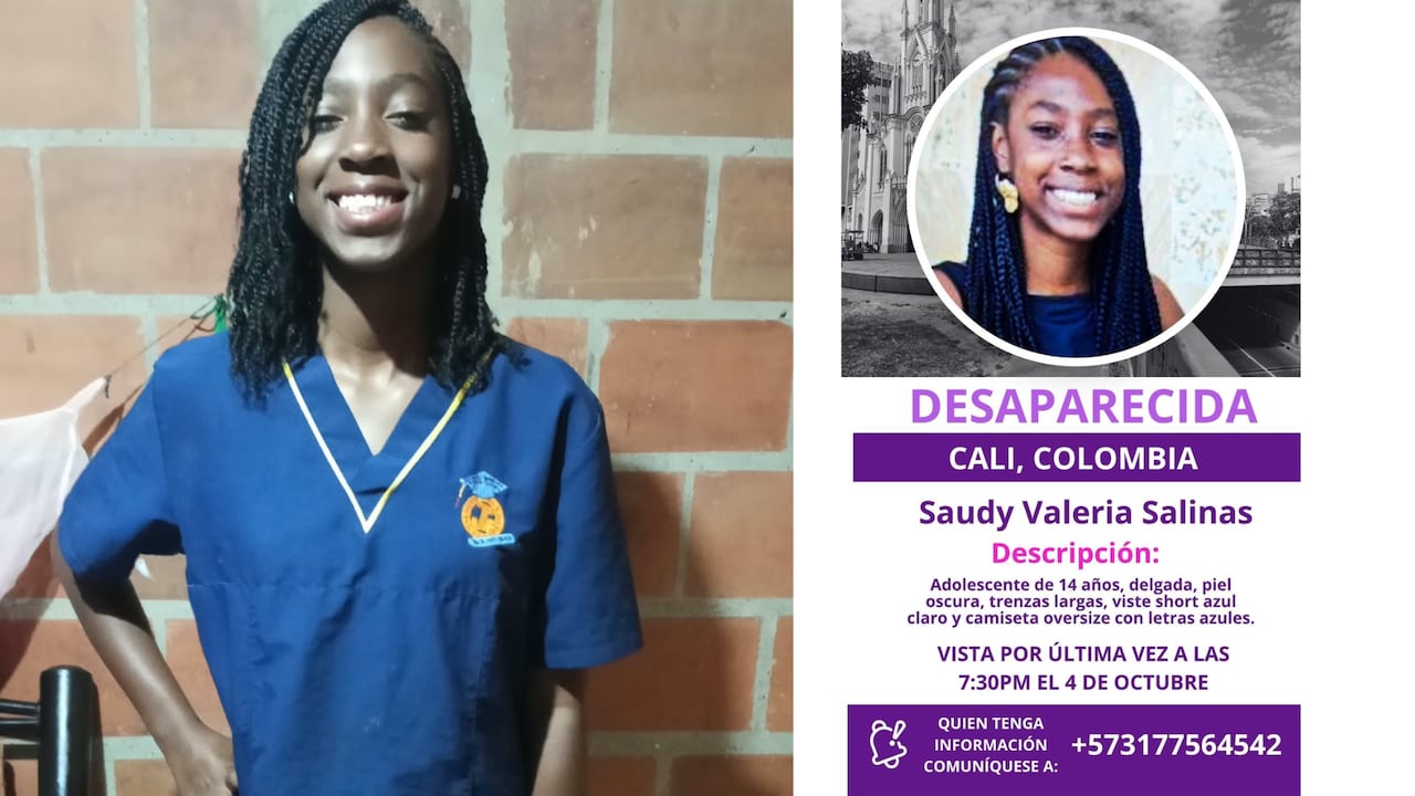 Saudy Valeria Salinas, menor de edad, es buscada por su familia luego de que fuera vista por última vez el 4 de octubre, alrededor de las 7:30 de la noche