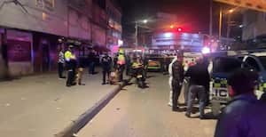 Explosión en Bogotá.