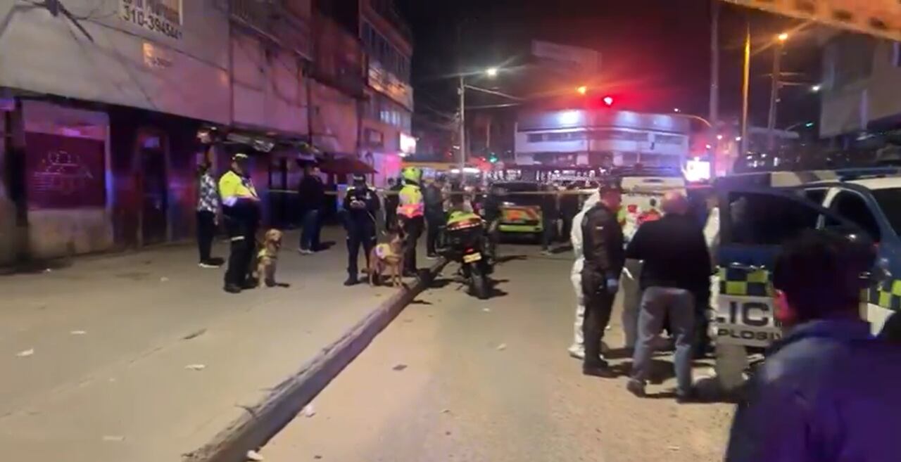 Explosión en Bogotá.
