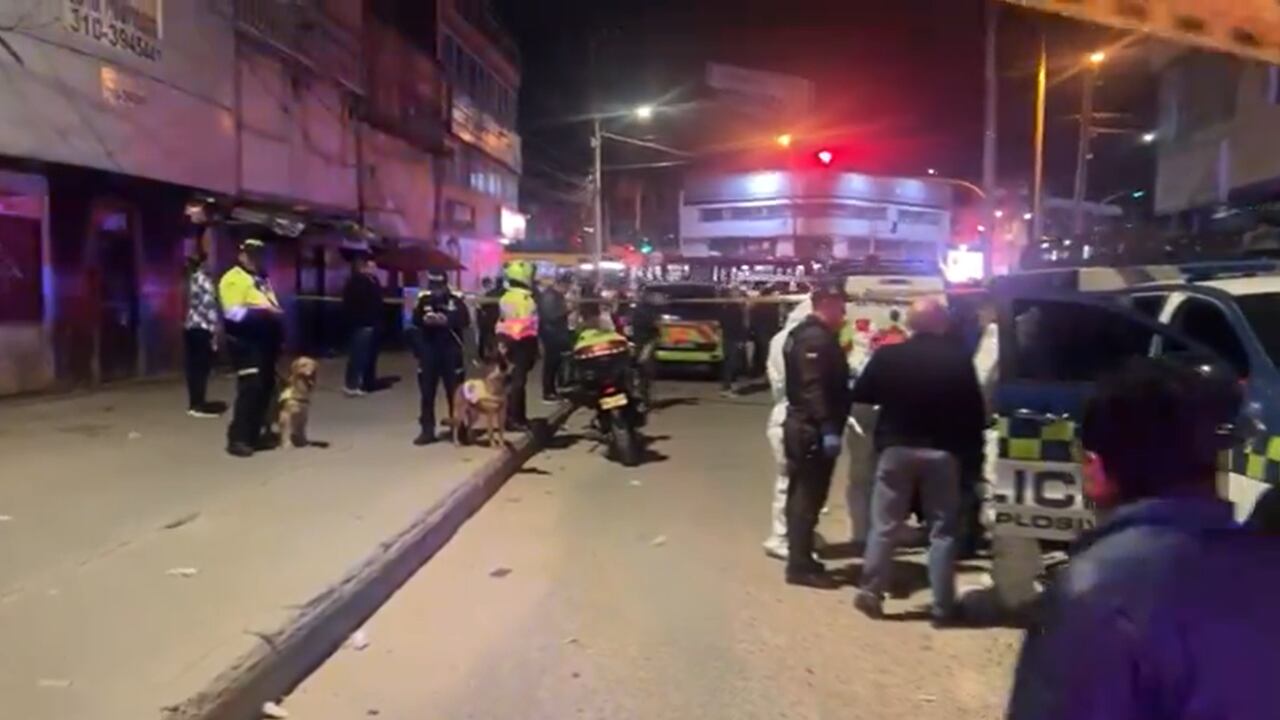 Explosión en Bogotá.