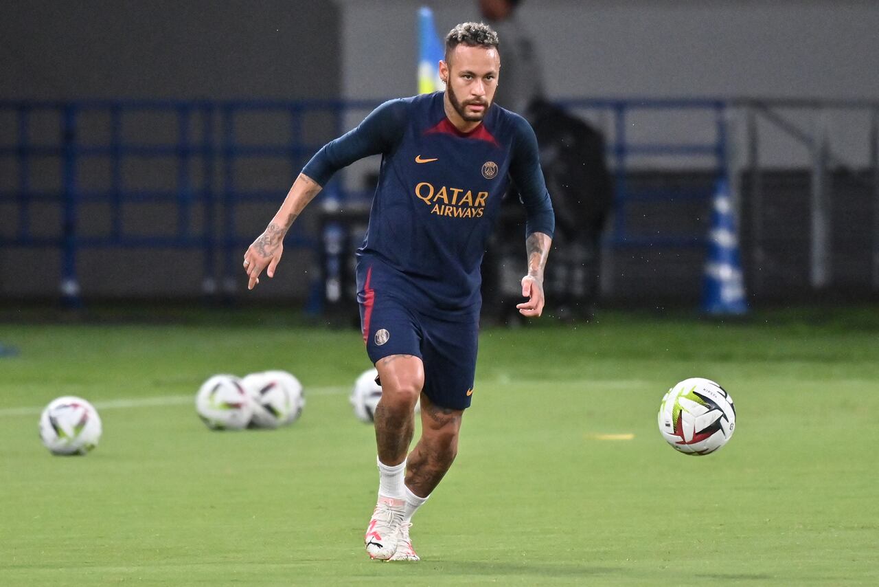Neymar no ha podido jugar en la pretemporada.