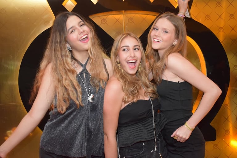 Sofía Zambrano, Valentina Arias y Mariana Ronderos.