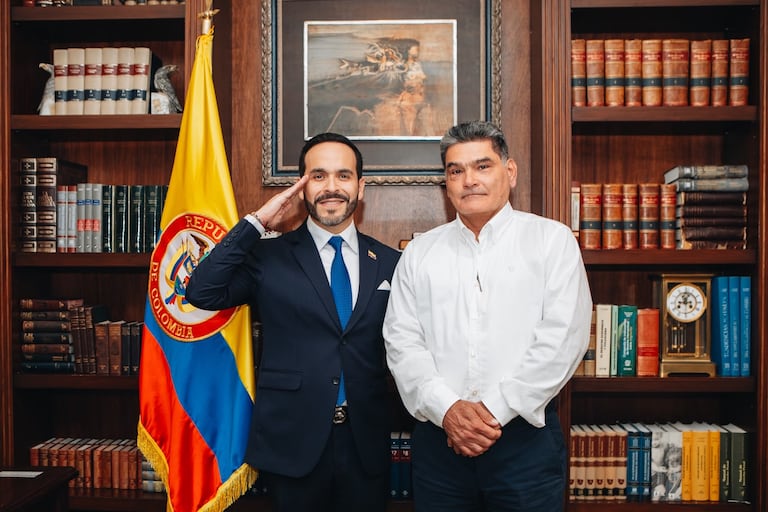 Abelardo De La Espriella y Gregorio Eljach.