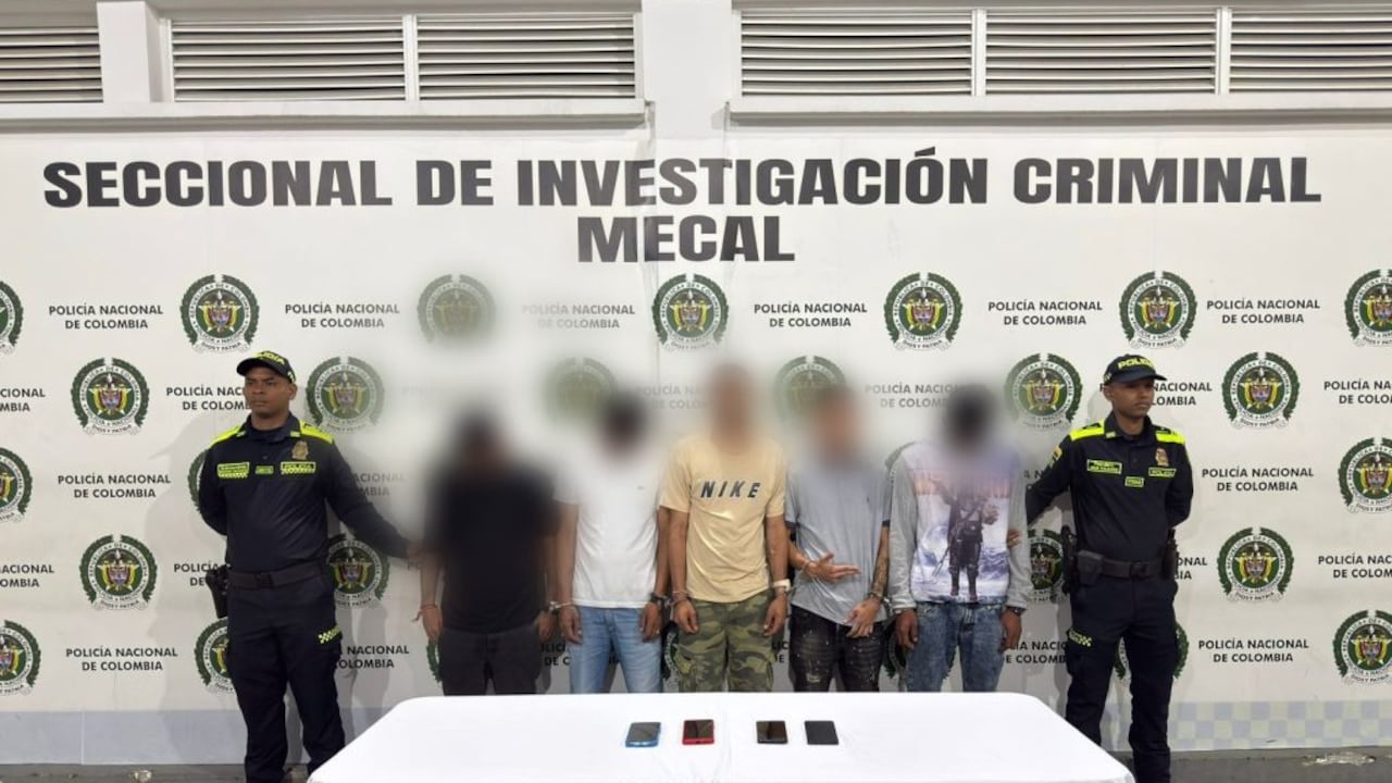 La Policía Nacional desarticuló la estructura criminal conocida como ‘La Mina’.