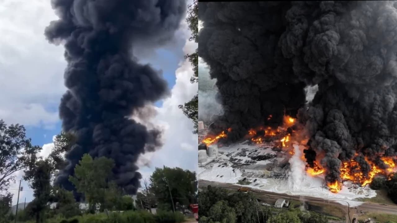 Impactante explosión en planta química de Luisiana