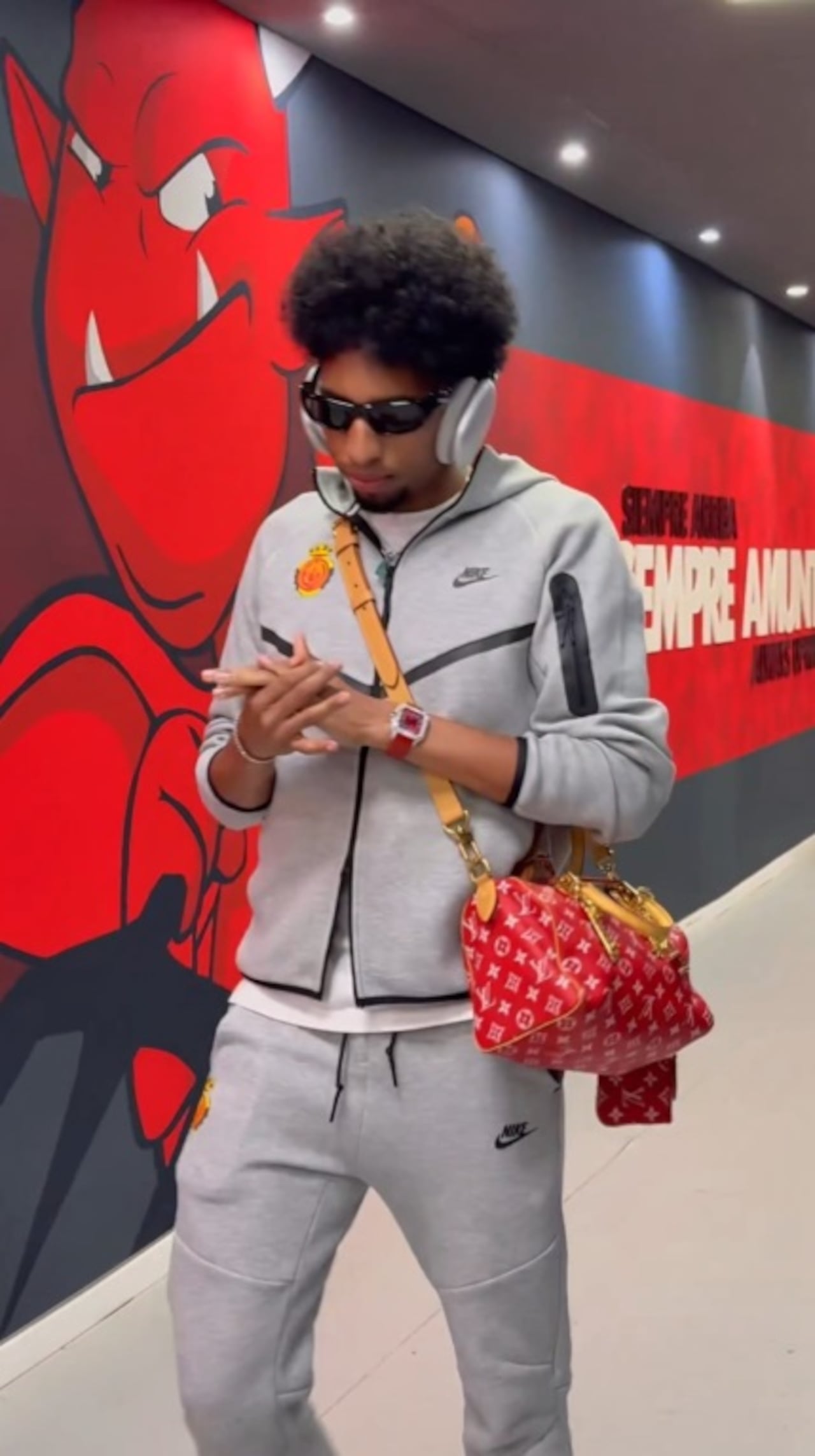 Johan Mojica con el Mallorca.