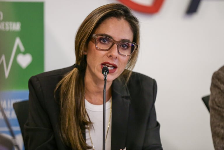 Natialia Gutiérrez en la presidenta del Consejo Gremial Nacional