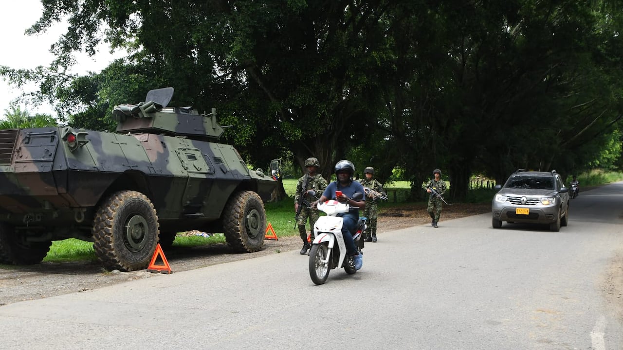 Ejército Nacional realiza Controles de Vigilancia y Seguridad en Potrerito y Jamundí.