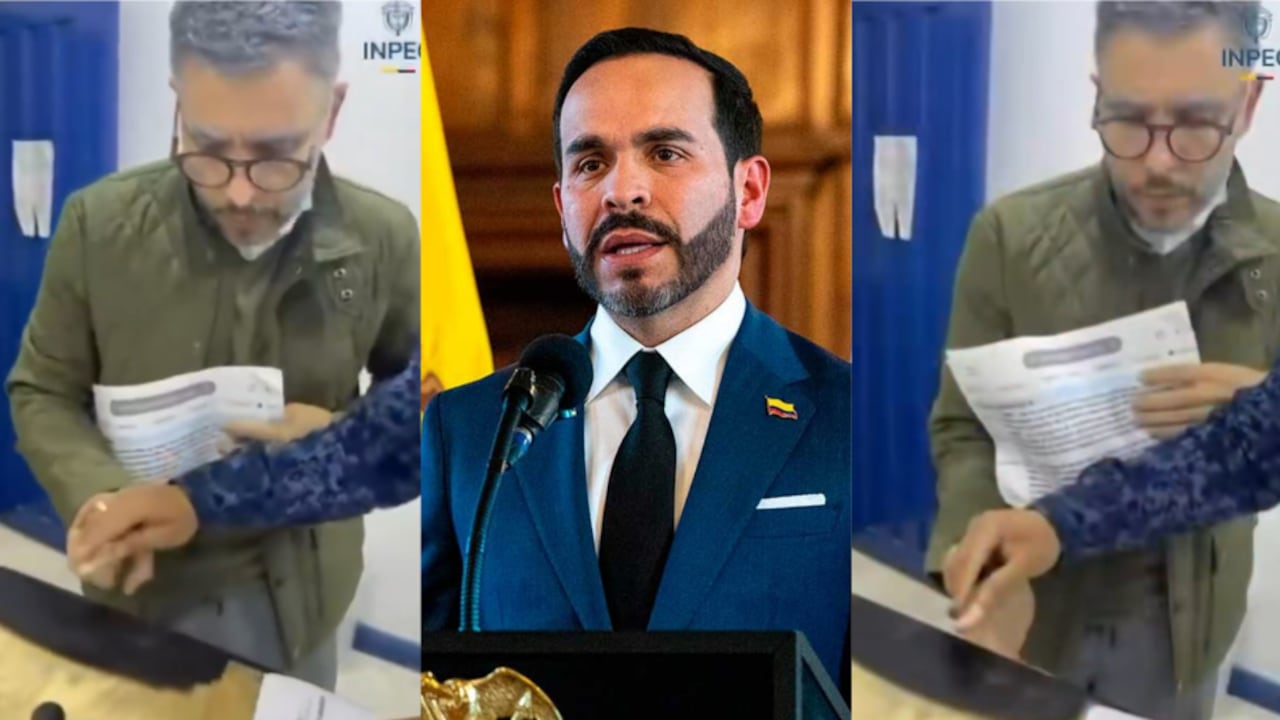 Juan Carlos Abadía, exgobernador del Valle del Cauca condenado por corrupción, y el presidente Abelardo De La Espriella.