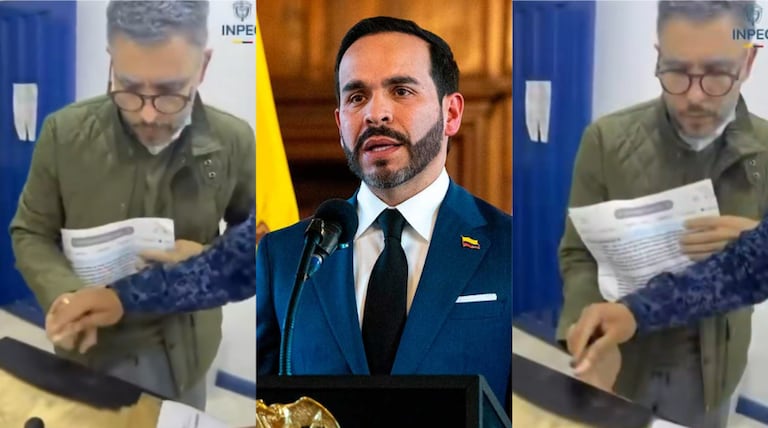 Juan Carlos Abadía, exgobernador del Valle del Cauca condenado por corrupción, y el presidente Abelardo De La Espriella.