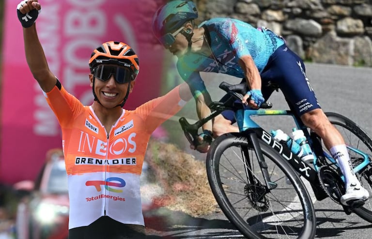 Egan Bernal e Higuita escalan tras la etapa 3.