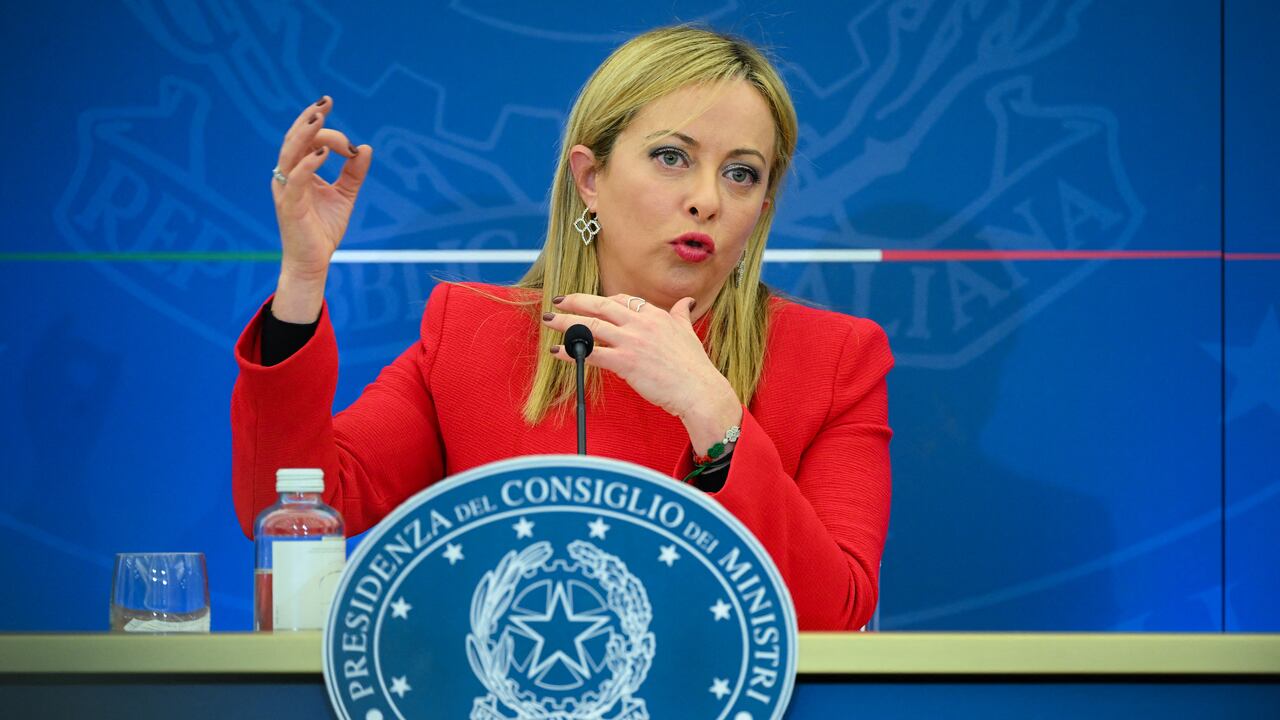 Giorgia Meloni asumió su cargo de primera ministra el pasado 23 de octubre de 2022.
Foto: Agencia AFP