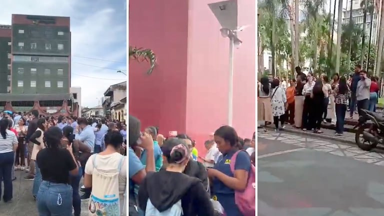 Evacuaciones en Cali tras los tres sismos