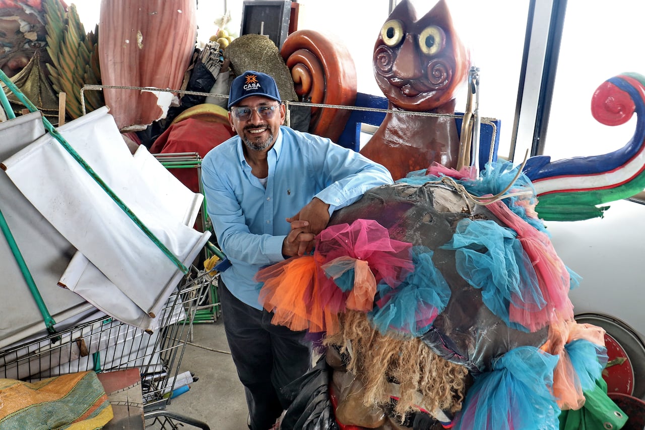 John Jairo Perdomo director de la sala y escuela de teatro Casa Naranja en el oriente de Cali.