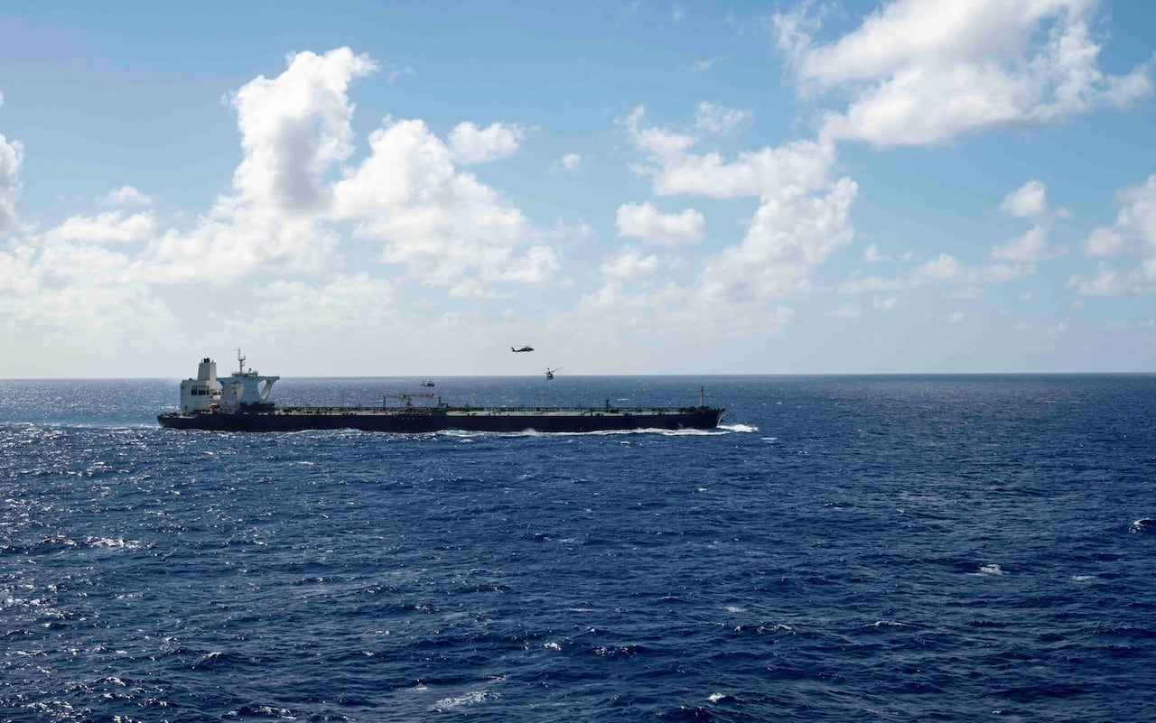 El Departamento de Guerra informó que el petrolero había intentado escapar del cerco estadounidense.