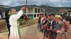 Autoridades tradicionales y comunidades indígenas de estos tres municipios participaron en la entrega e inauguración de obras de infraestructura comunitaria en territorios del Cauca.
