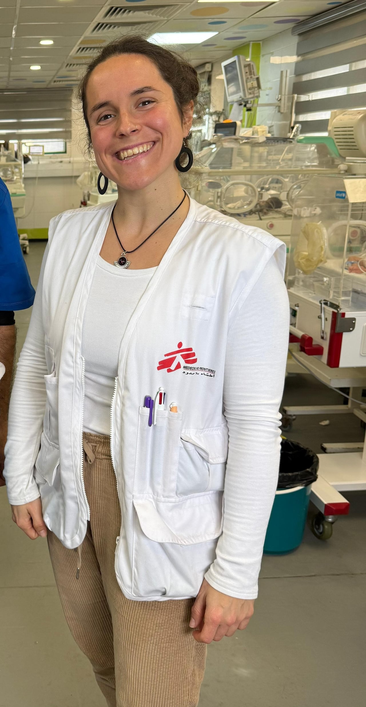 Rocío Simón, coordinadora de actividades de enfermería de Médicos Sin Fronteras (MSF).