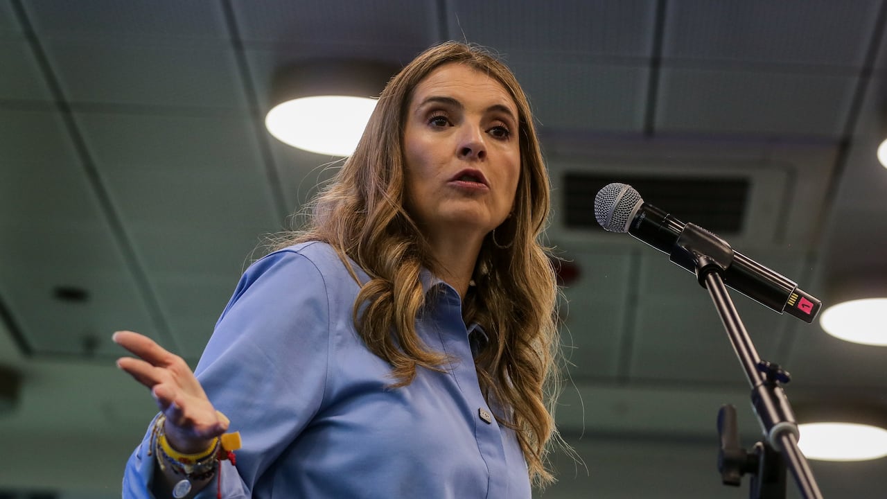 La candidata presidencial Paloma Valencia presentó propuestas de cara a las próximas elecciones.