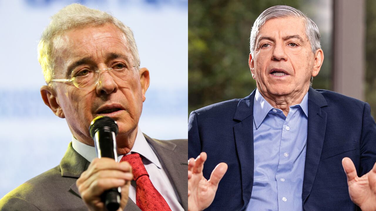 Álvaro Uribe y César Gaviria.