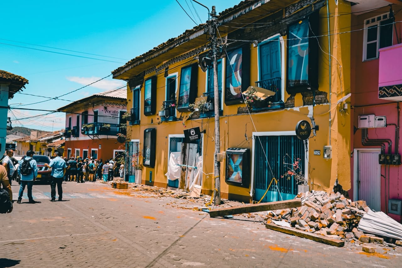 Imágenes de los estragos que dejó el terremoto del pasado 10 de agosto de 2026, en Roldanillo, Valle del Cauca.