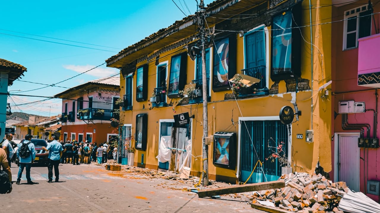 Imágenes de los estragos que dejó el terremoto del pasado 10 de agosto de 2026, en Roldanillo, Valle del Cauca.