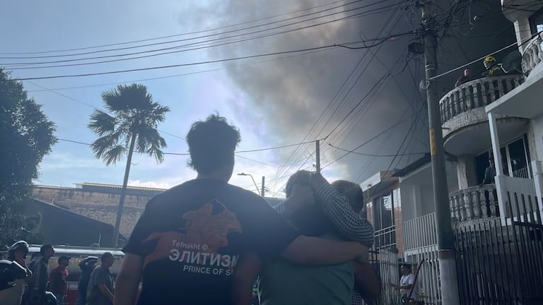 Incendio en Cali