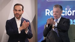 Abelardo de la Espriella y Juan Manuel Santos.