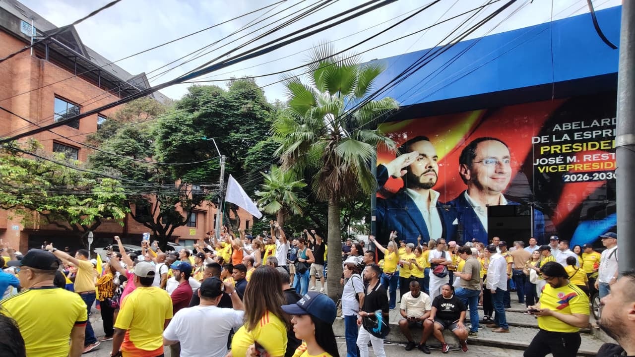 Sede de campaña de Abelardo de la Espriella en Cali.