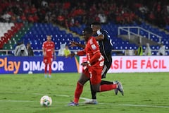 Imagen del partido entre América de Cali y Independiente Medellín por la tercera fecha del Grupo A de los cuadrangulares semifinales del segundo semestre de la Liga Colombiana 2025.