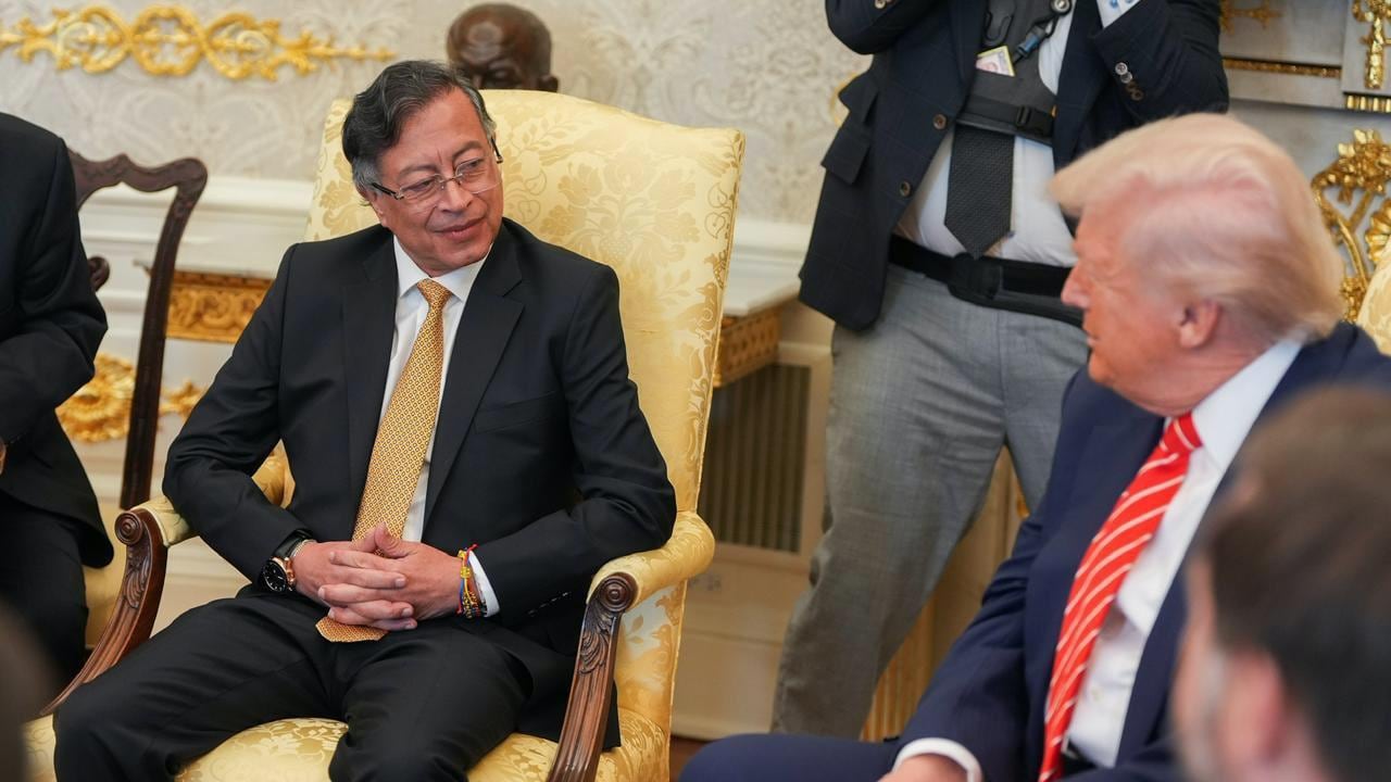 Gustavo Petro y Donald Trump