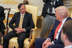 Gustavo Petro y Donald Trump