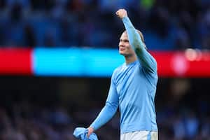 Haaland puso la 'cereza del pastel' del City contra el United.