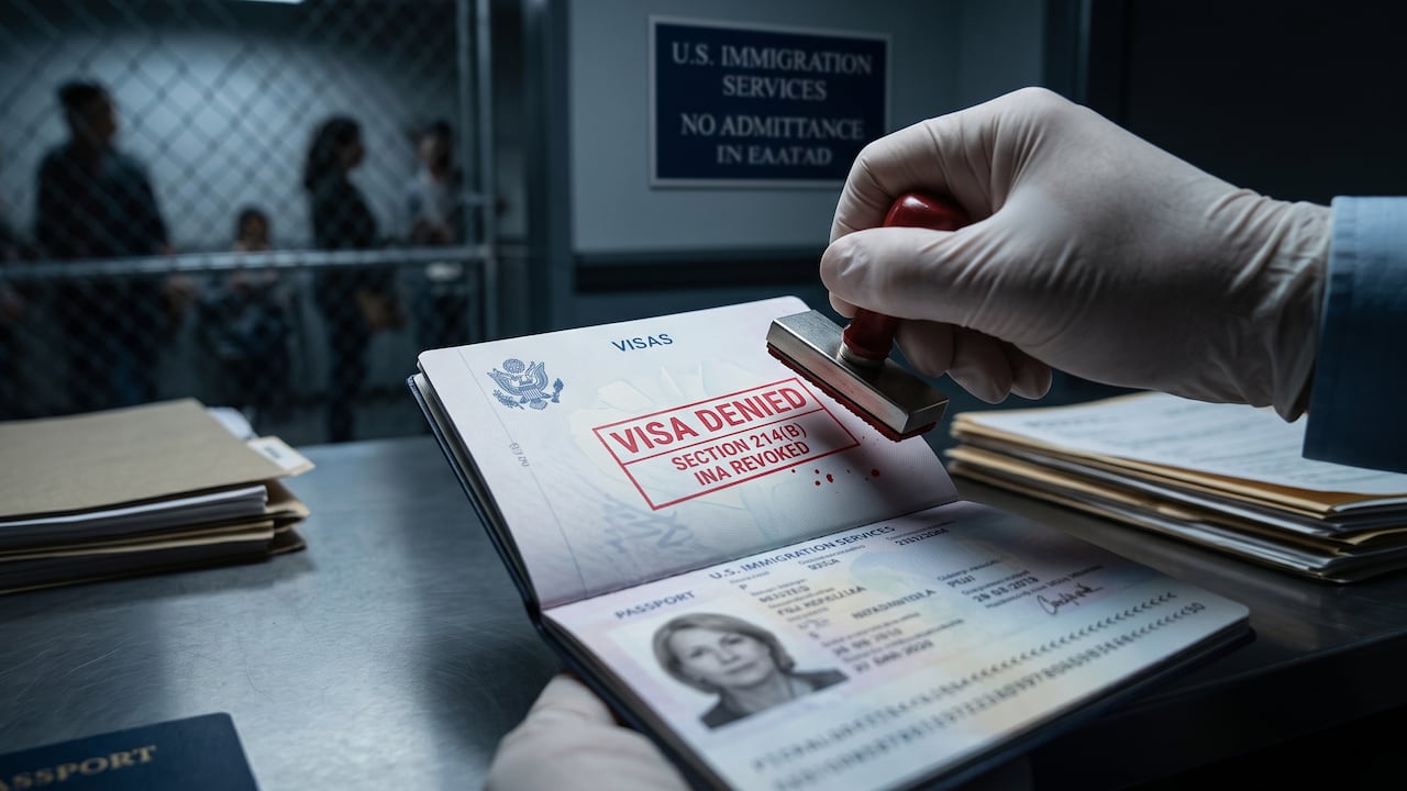 El gobierno estadounidense avanza en el plan de cancelación masiva de visas de no inmigrante a quienes hayan solicitado asilo tras su ingreso al país.