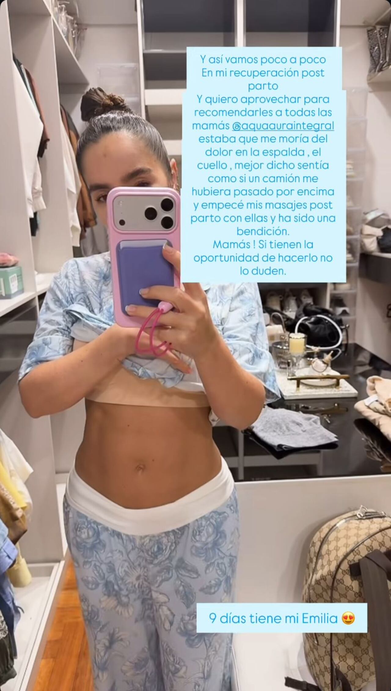 La cantante de música popular mostró cómo va su recuperación.