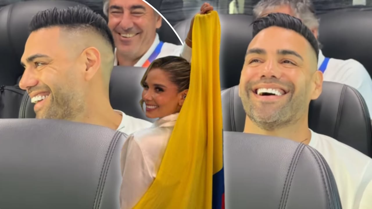 Radamel Falcao García y Melissa Martínez comparten durante el Mundial 2026 en las transmisiones de ESPN