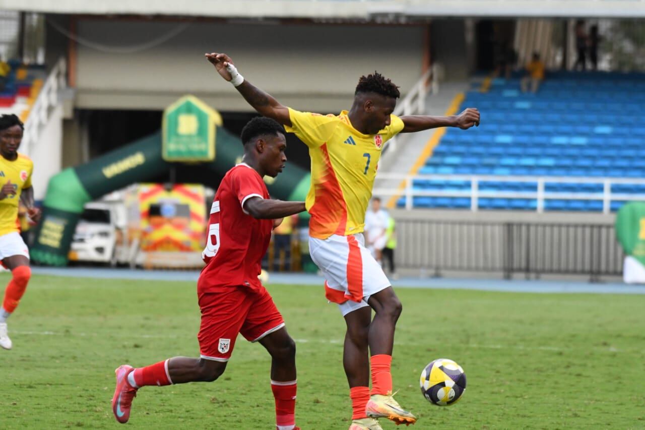 Partido amistoso entre la Selección Colombia Sub-20 y el seleccionado Sub-20 de Panamá.
