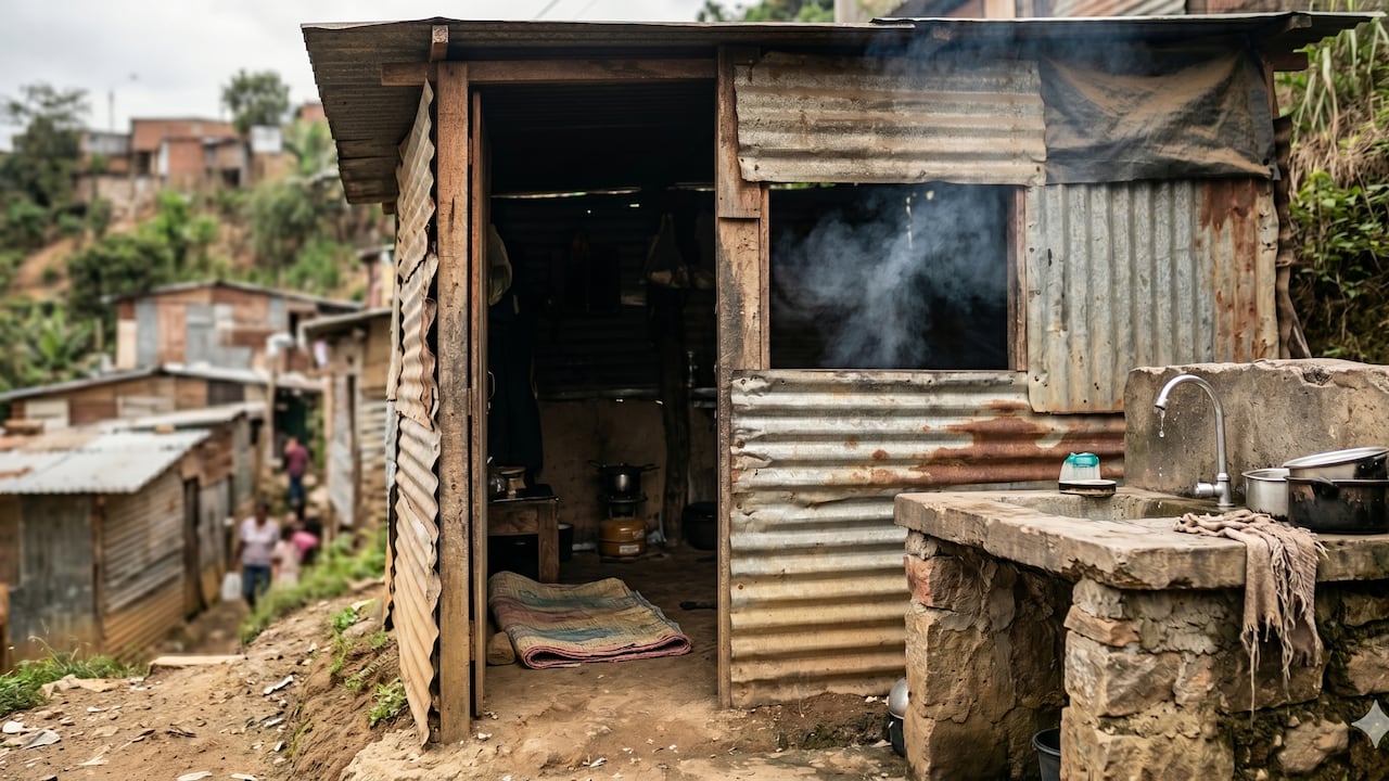 La pobreza multidimensional en Colombia.