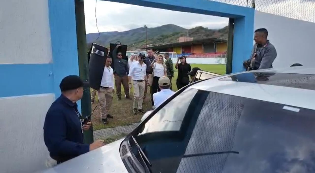 Así fue la llegada del mandatario al norte del Valle del Cauca.
