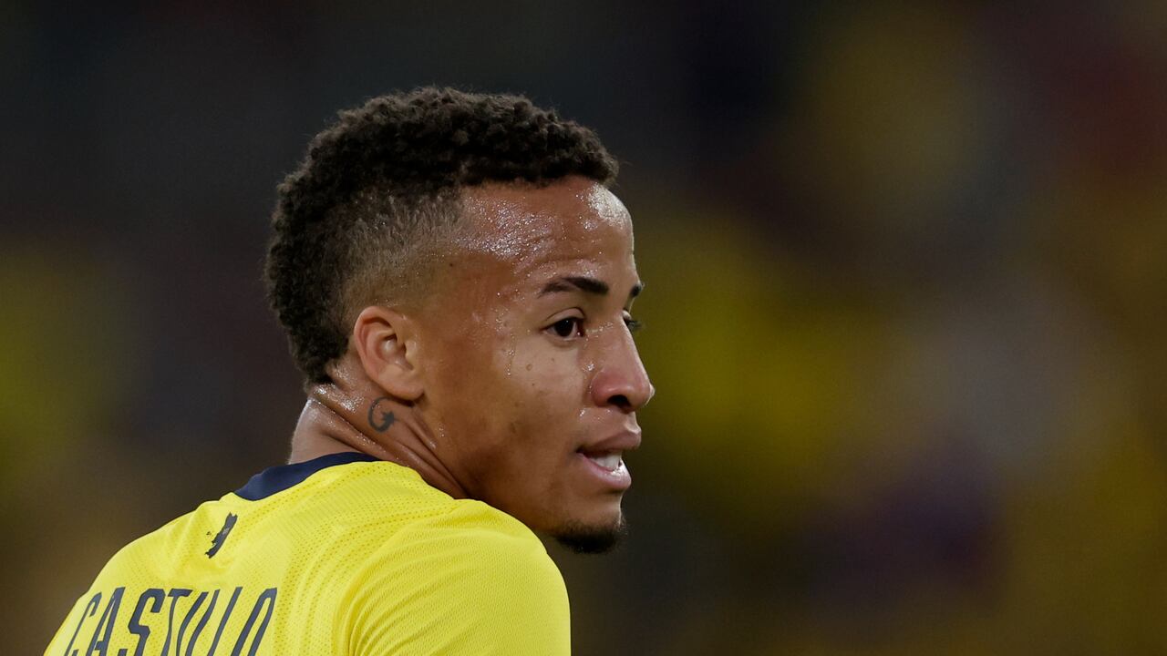 DUSSELDORF, GERMANY - SEPTEMBER 27: Byron Castillo of Ecuador during the International Friendly match between Ecuador v Japan at the Merkur Spiel Arena on September 27, 2022 in Dusseldorf Germany (Photo by Eric Verhoeven/Soccrates/Getty Images)