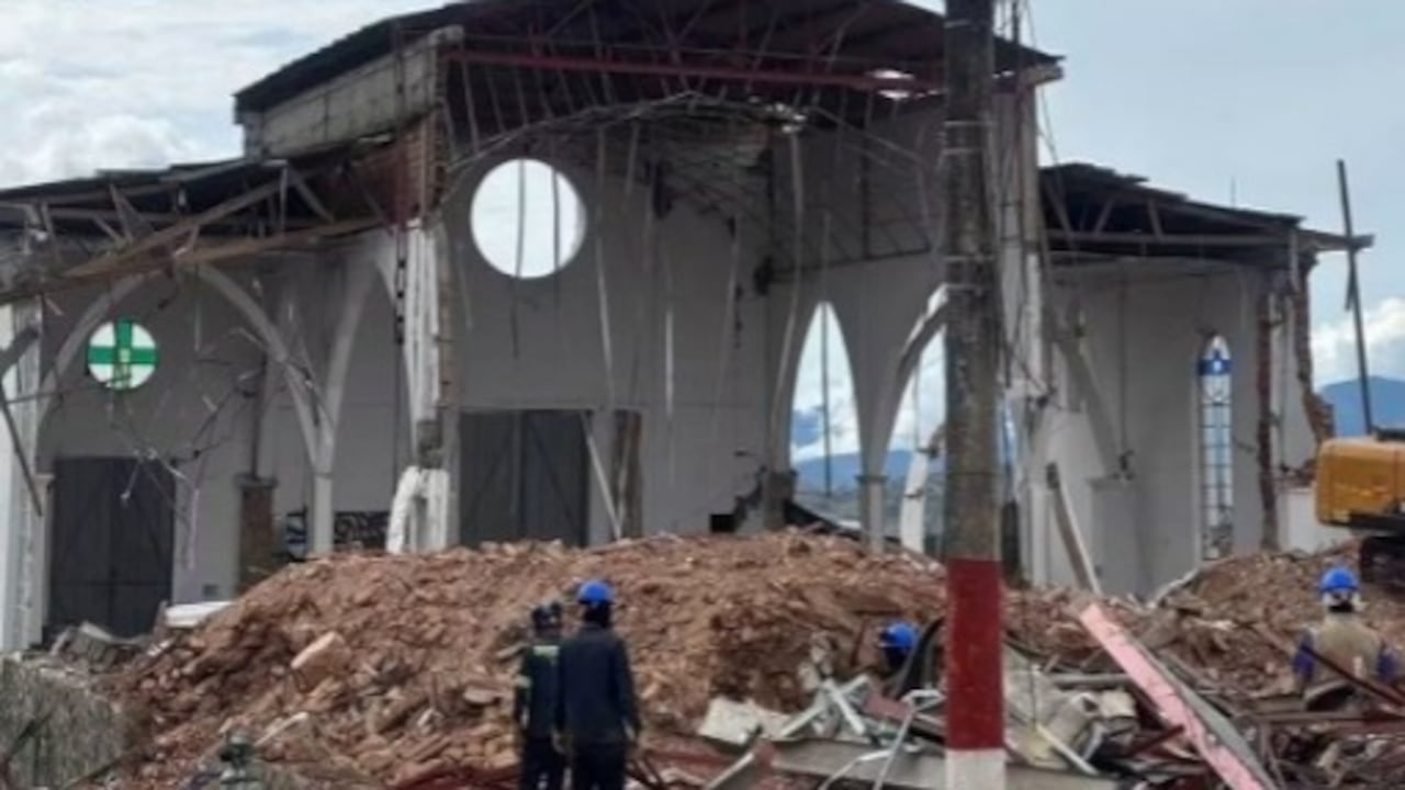 Demolieron la iglesia del municipio de La Cumbre
