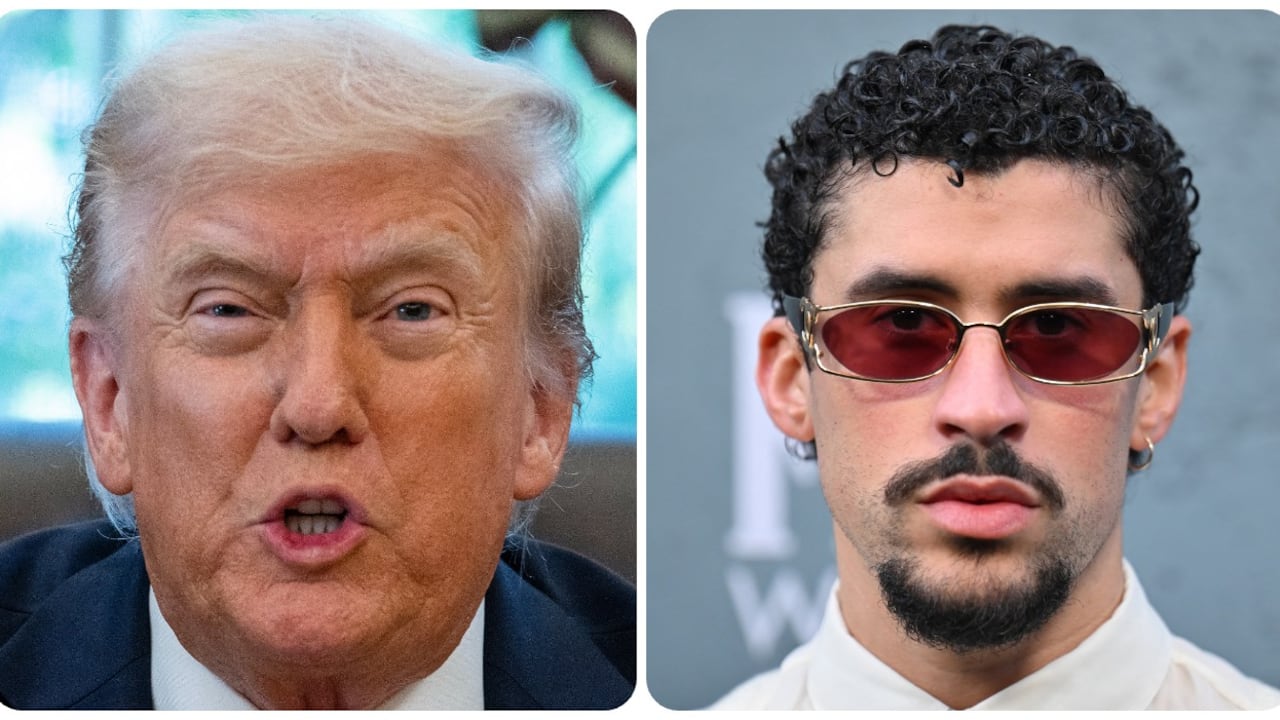Donald Trump y Bad Bunny