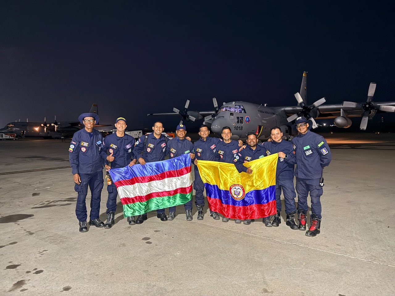 Los integrantes del cuerpo de auxilio regresó a la capital del Valle luego de prestar sus servicios en Venezuela.