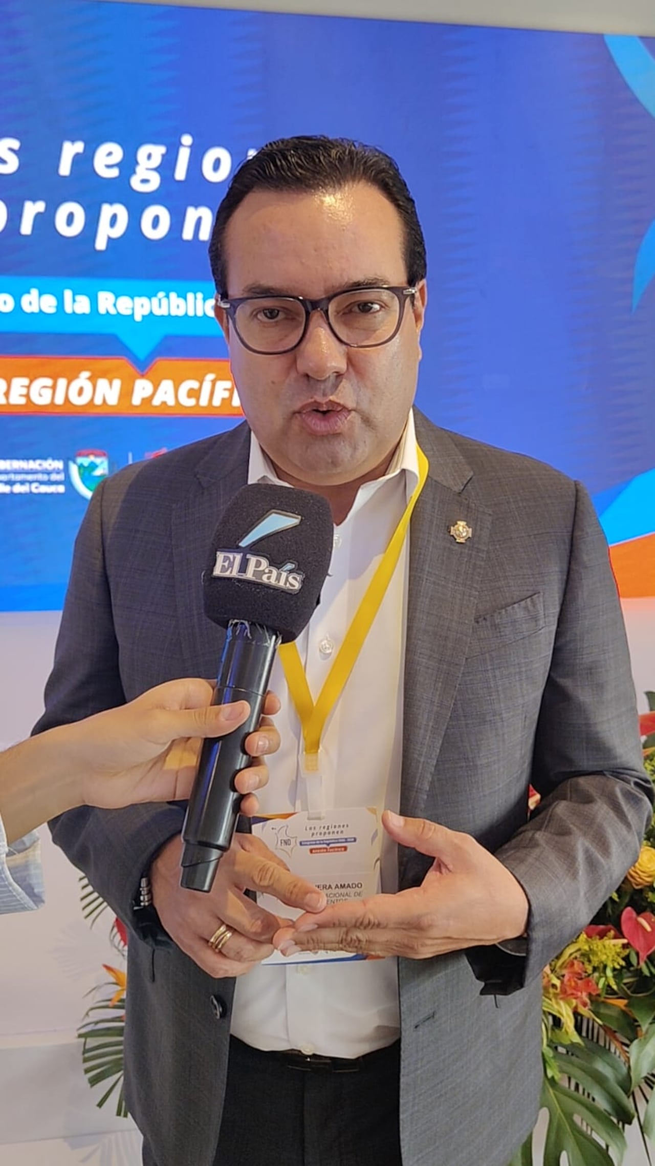 Didier Tavera, Director Ejecutivo de la Federación Nacional de Departamentos