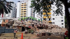 Edificio Cantabria, sur de Cali, tras el terremoto