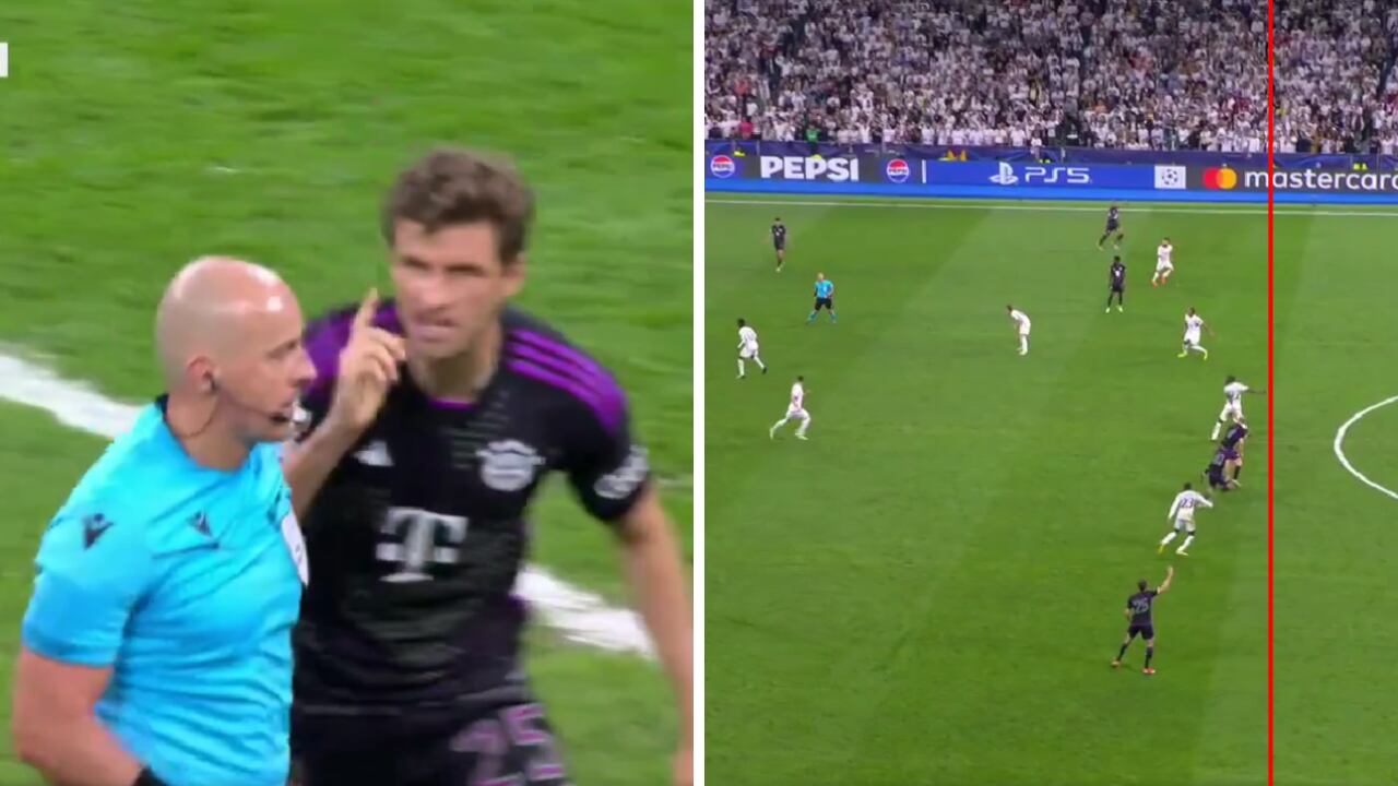 Polémica jugada en favor del Real Madrid en Champions League
