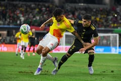 Imagen del partido amistoso entre Colombia y México, en los Estados Unidos.