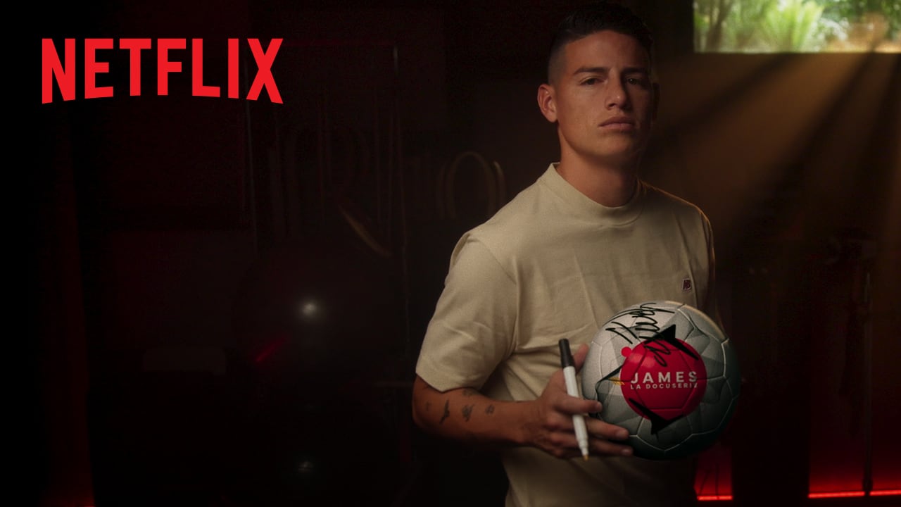 James Rodríguez en la serie documental de Netflix