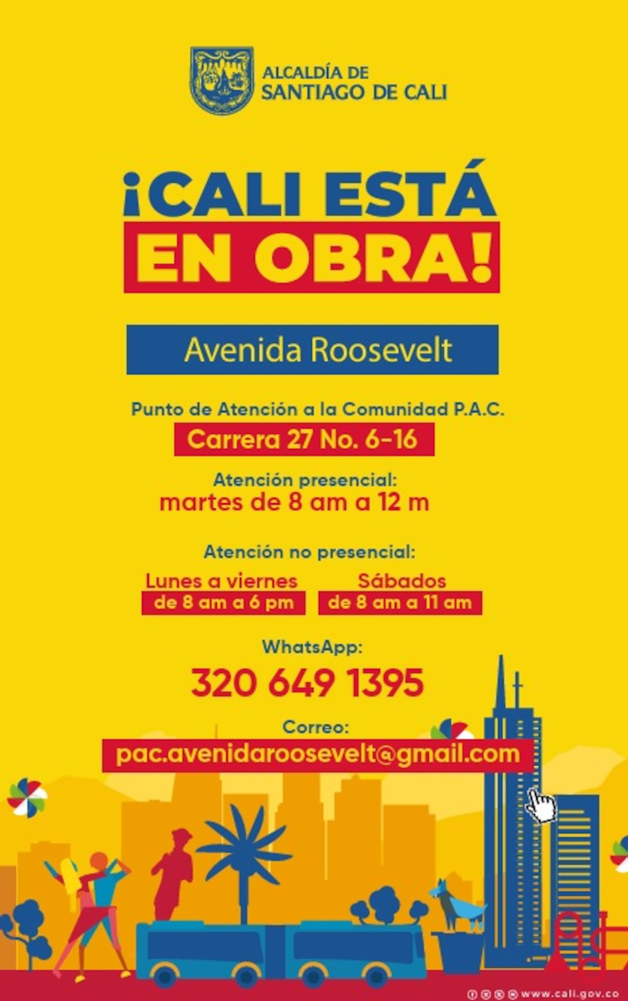 Proyecto de renovación de la avenida Roosevelt entra en fase de socialización ciudadana