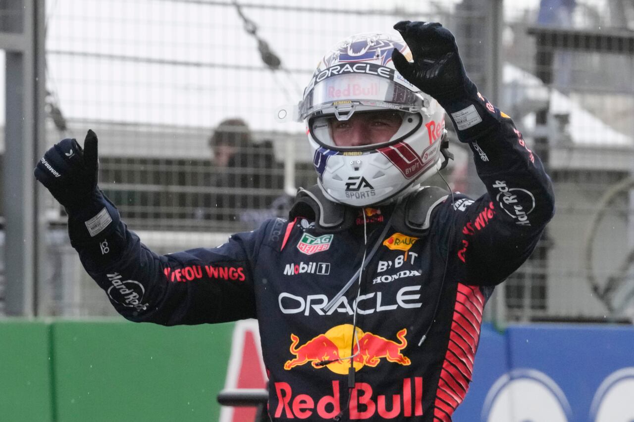 Max Verstappen celebra un nuevo triunfo.